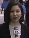 Sari reporting for CBS in New York