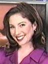 Dr. Sari Locker on the set at CBS News